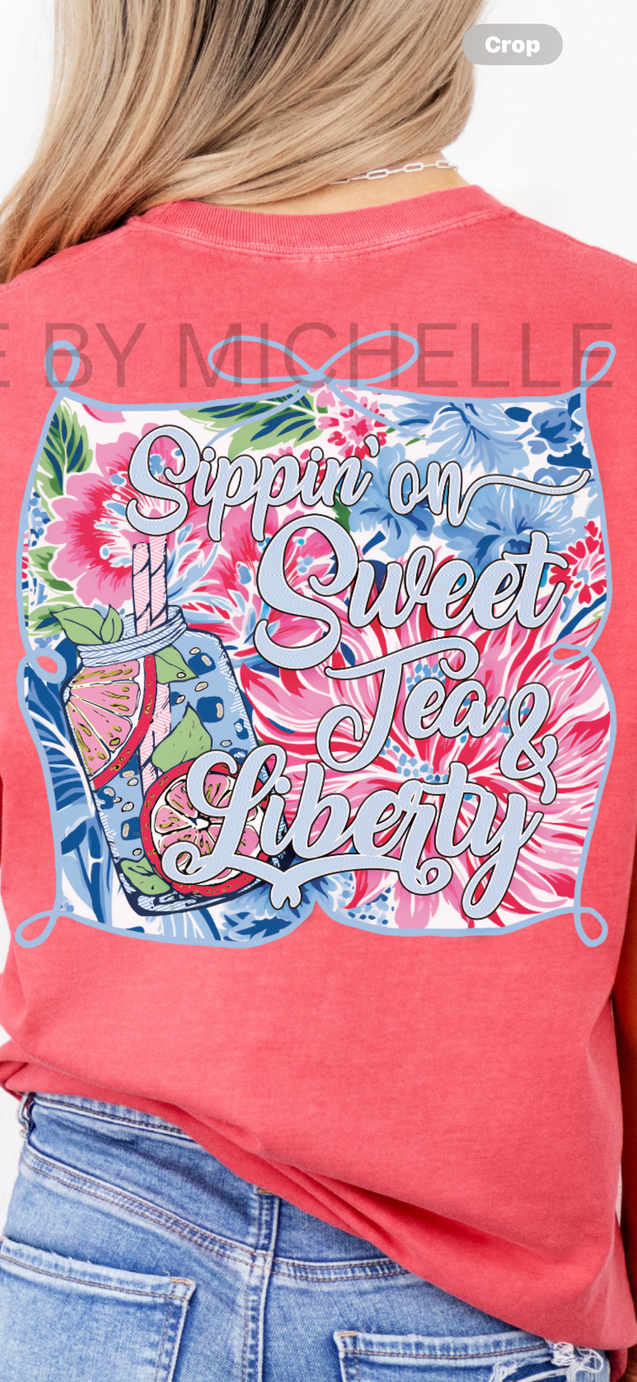 Sippin’ on Sweet Tea & Liberty Graphic Tee