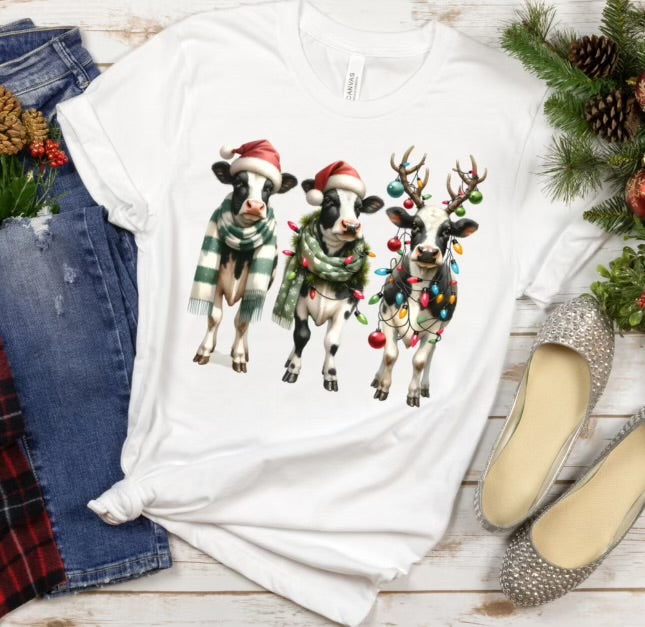 Christmas Cows T-Shirt