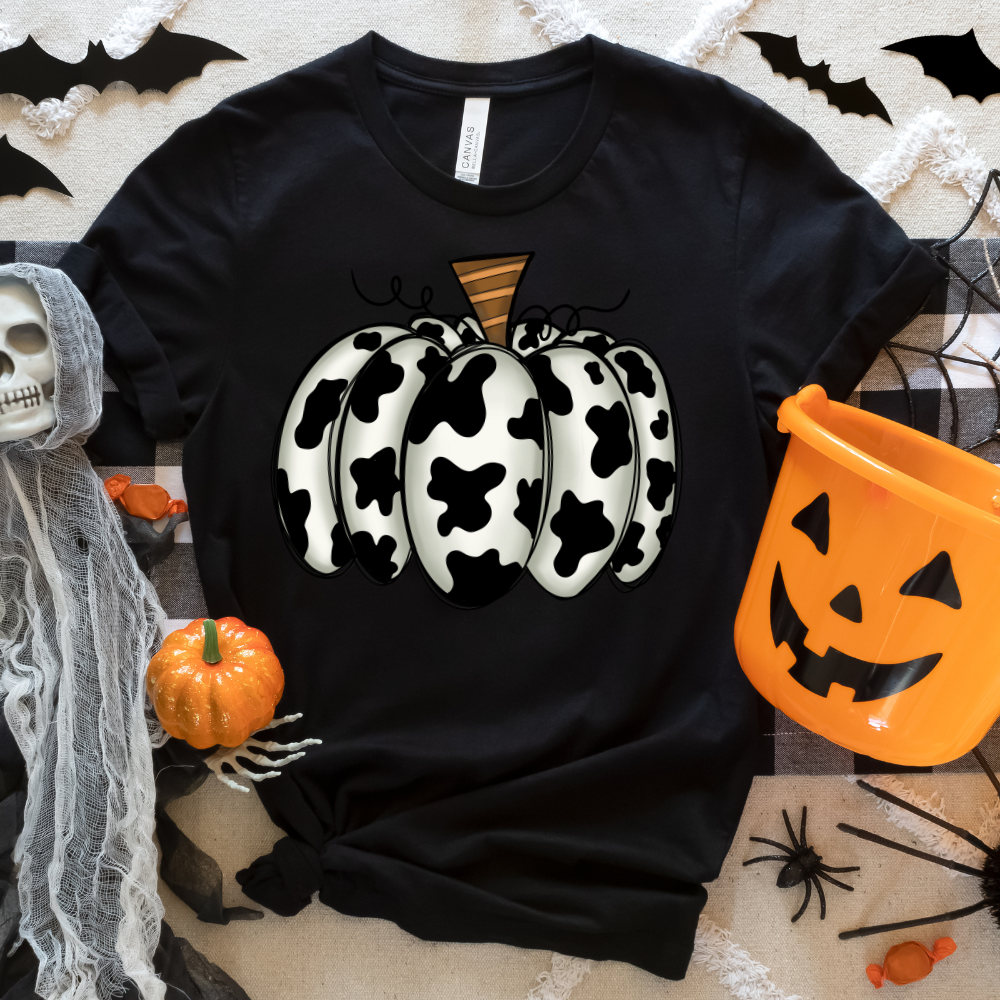 Cow print pumpkin T-Shirt